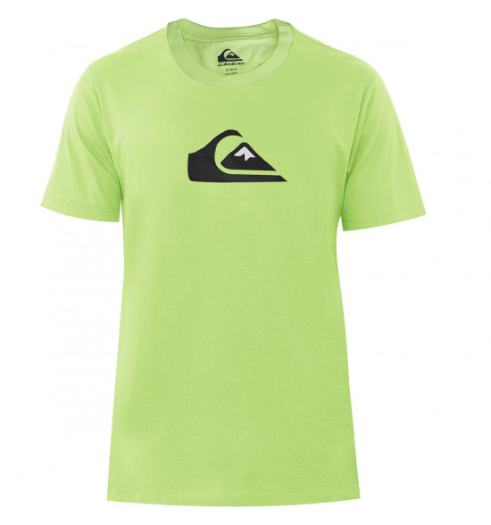 Camiseta Quiksilver Comp Logo Color Verde Claro