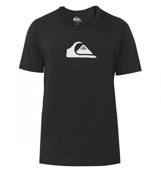 Camiseta Quiksilver Comp Logo Preto 2.0