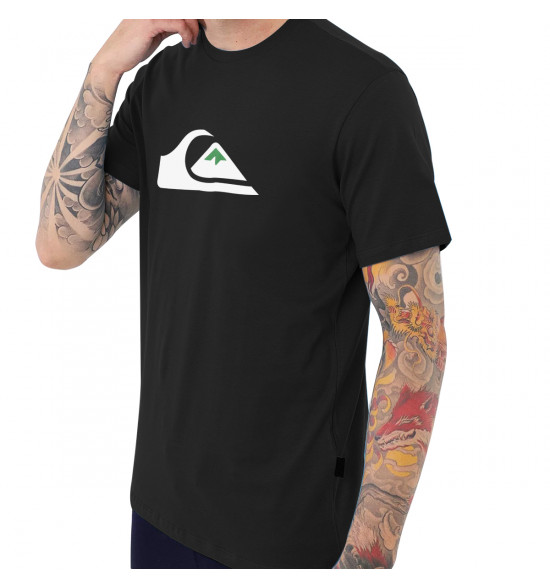 Camiseta Quiksilver Comp Logo Preto 2.0 - 3