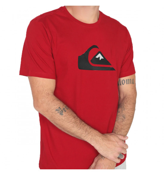 Camiseta Quiksilver Comp Logo Color Vermelho - 3
