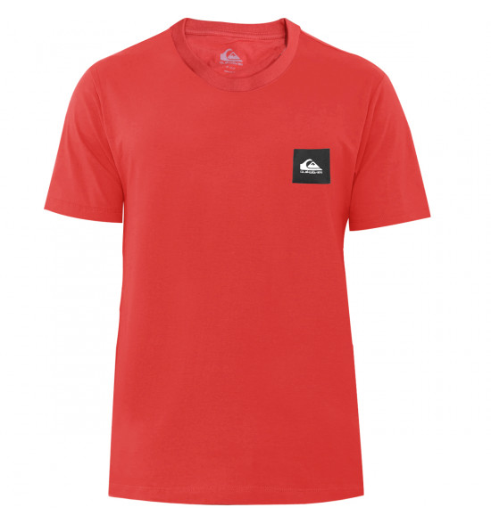Camiseta Quiksilver Omni Square Vermelha