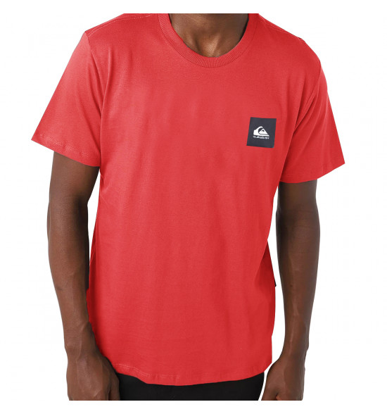 Camiseta Quiksilver Omni Square Vermelha - 3