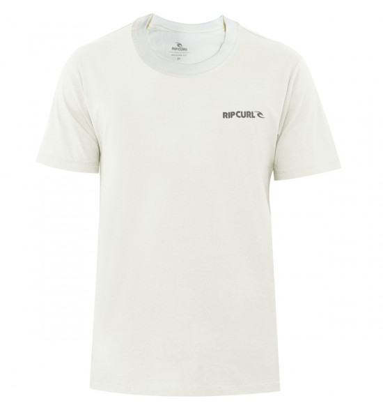 Camiseta Rip Curl Brand Logo Tee Bone 