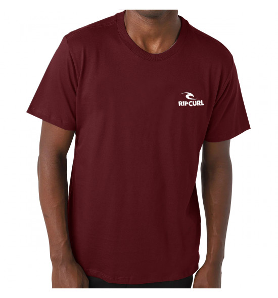 Camiseta Rip Curl Brand Stack Grape Wine - 3