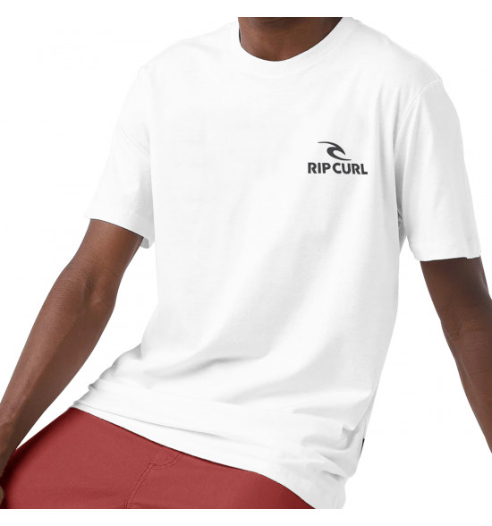 Camiseta Rip Curl Brand Stack White - 3