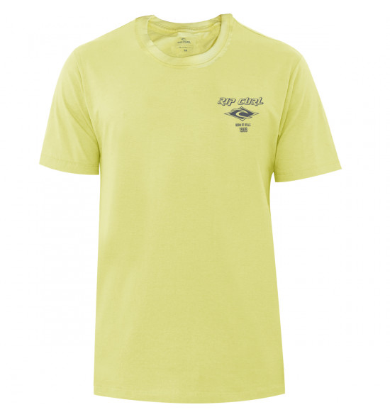 Camiseta Rip Curl Fadeout Essential Tee Lemonade