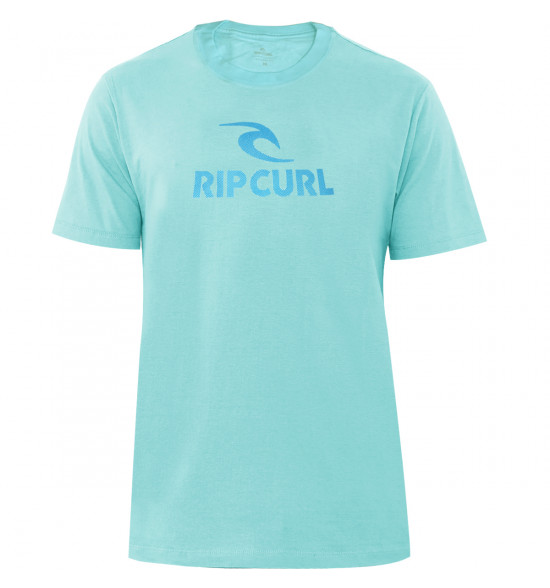 Camiseta Rip Curl Icon Logo Tee Sky Blue