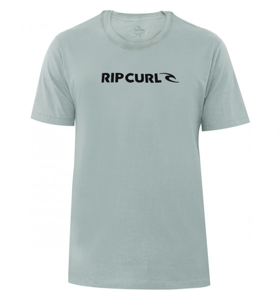 Camiseta Rip Curl New Icon Tee Cement