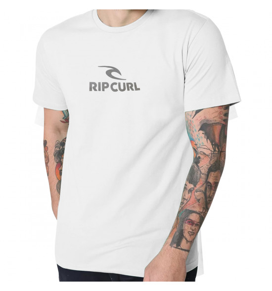 Camiseta Rip Curl Icon tee White - 3