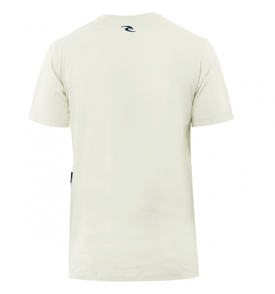 Camiseta Rip Curl New Icon Tee Bone - 2
