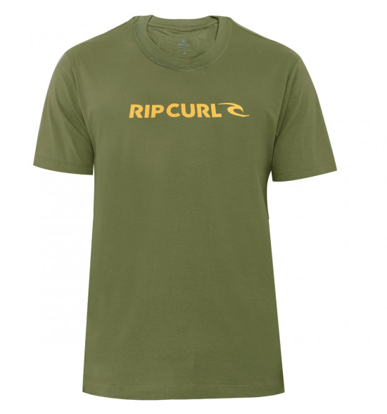 Camiseta Rip Curl New Icon Tee Washed Moss