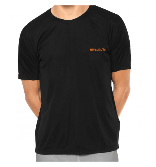 Camiseta Rip Curl Brand Logo Tee Black - 3