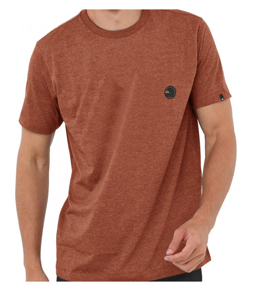 Camiseta Quiksilver Patch Round Telha - 3
