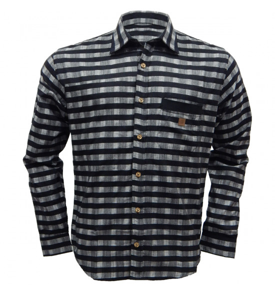 Camisa Mormaii Flanelada Xadrez Preta