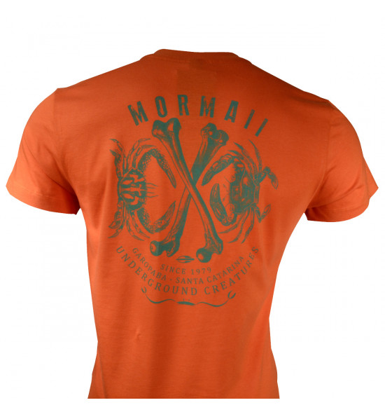 Camiseta Mormaii Bones Laranja PROMOÇÃO - 4