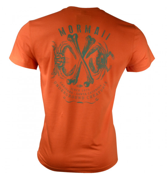 Camiseta Mormaii Bones Laranja PROMOÇÃO - 3