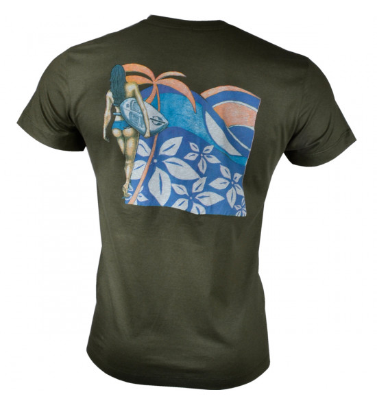 Camiseta Mormaii Surf and Girls Verde - 3