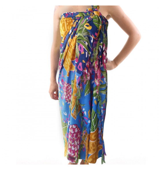 Canga Alma de Praia Poliéster Frutas Tropicais - 2