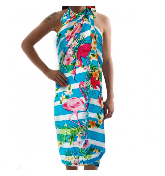 Canga Alma de Praia Flamingos - 3