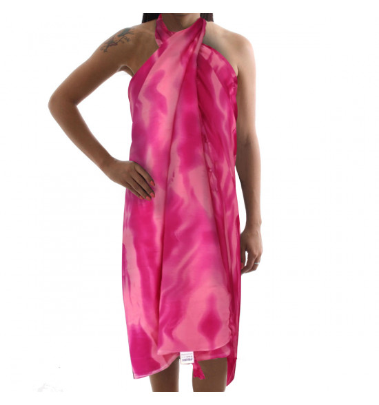 Canga Alma de Praia Poliéster Rosa - 3