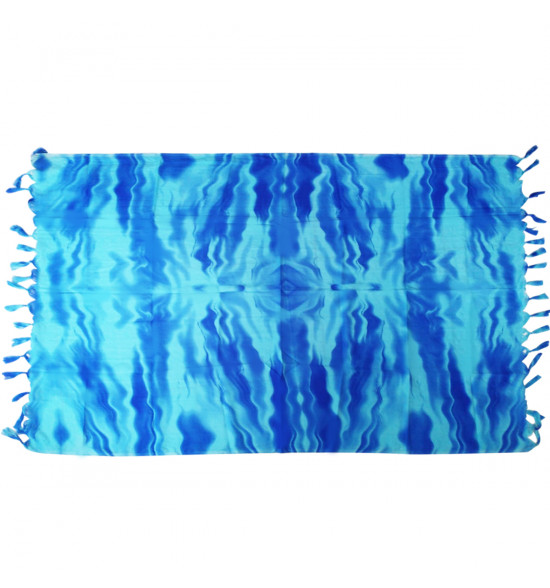 Canga Alma de Praia Poliéster Azul - 4