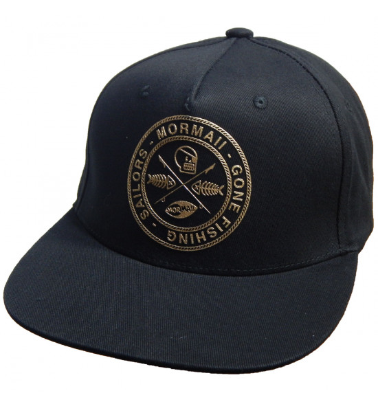 Boné Mormaii Snapback Sailors Gonna Fishing Preta