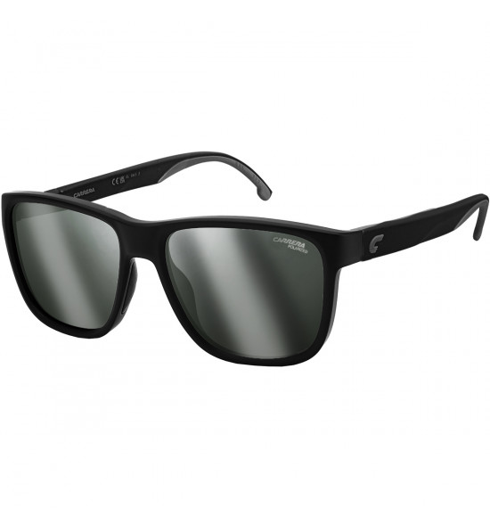 Óculos Carrera 8055/S 003 Matte Black/Lente Cinza Polarizada