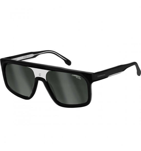 Óculos Carrera 1061/S 08A Black/Lente Cinza Polarizada 