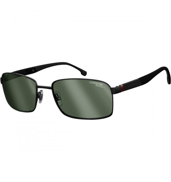 Óculos Carrera 8037/S 003 Matte Black/Lente Verde Polarizada