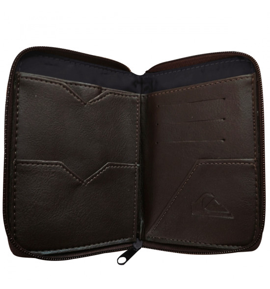 Carteira Quiksilver Pass Falcor Marrom - 4