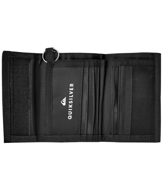 Carteira Quiksilver Grom Mens Preto - 3