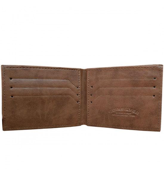 Carteira Quiksilver Mack Plate Marrom - 3