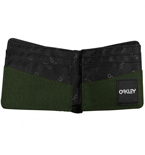 Carteira Oakley B1B Bifold Wallet Brush Green - 3
