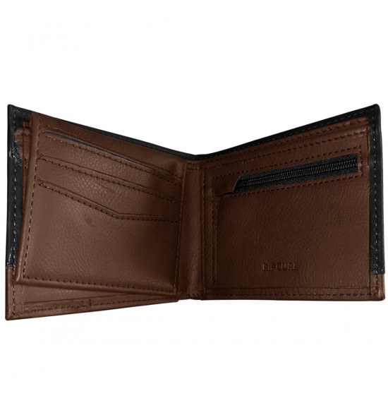 Carteira Rip Curl Ridge PU All Day Brown e Black - 3