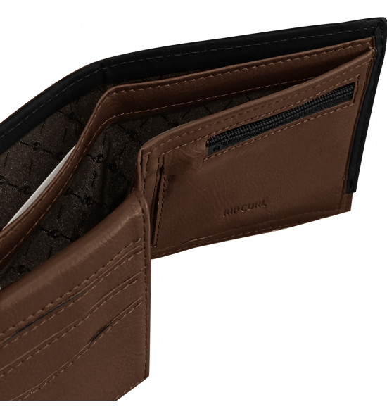 Carteira Rip Curl Ridge PU All Day Brown e Black - 4