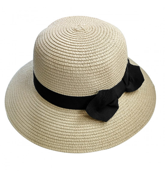 Chapéu Feminino com Laço Alma de Praia Khaki