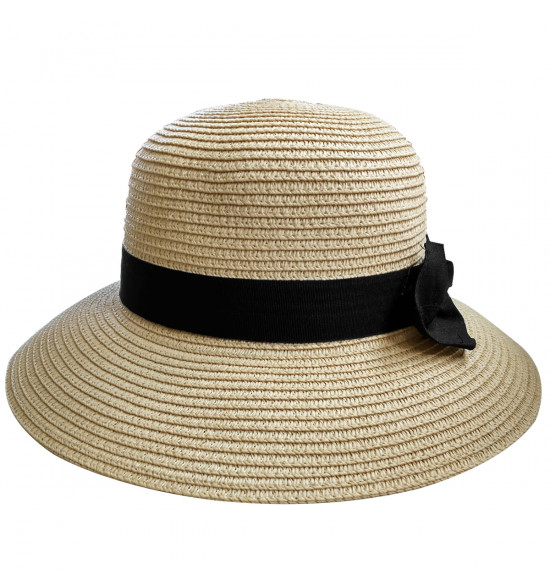 Chapéu Feminino com Laço Alma de Praia Khaki - 2