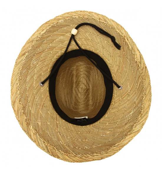 Chapéu de Palha Quiksilver Pierside Slimbot Khaki Boy - 3