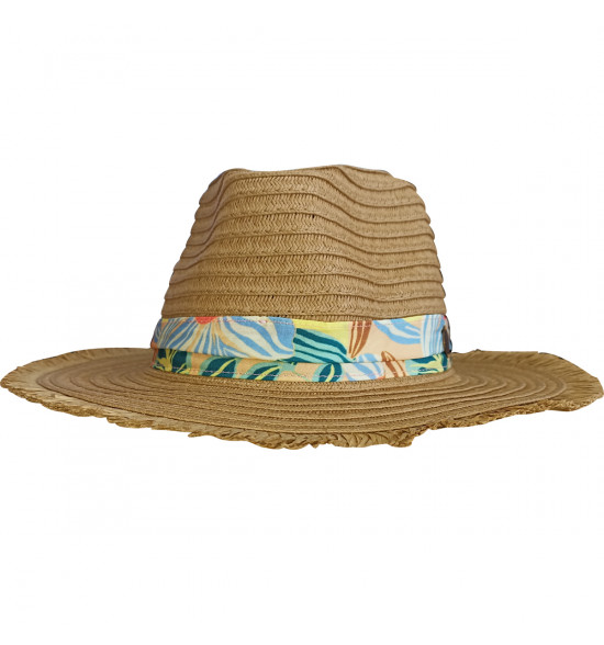 Chapéu de Palha Panama Rip Curl Oceans Hat Bright Orange - 2
