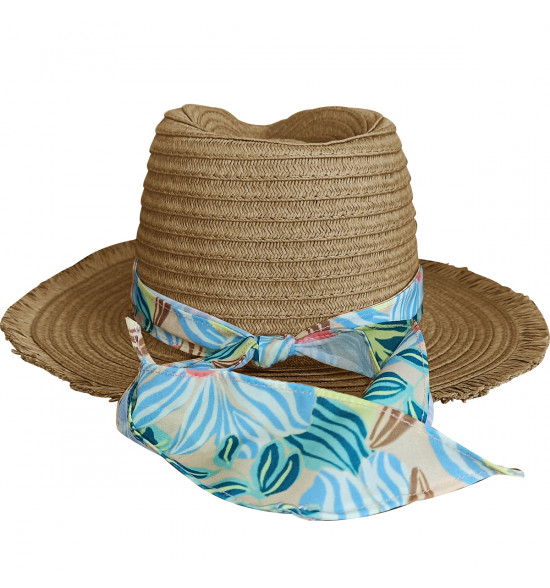 Chapéu de Palha Panama Rip Curl Oceans Hat Bright Orange - 3