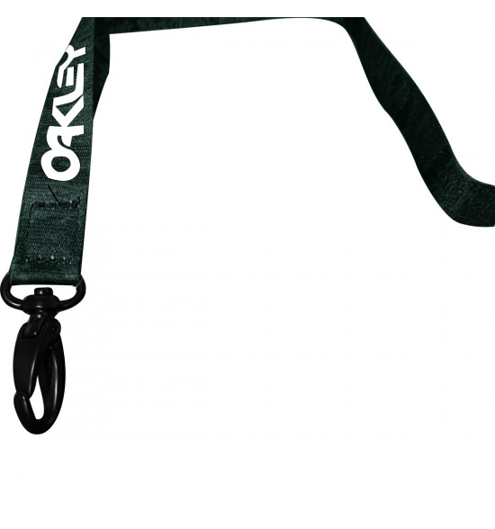 Chaveiro Oakley Wanderlust Lanyard Cinza Com Branco - 4