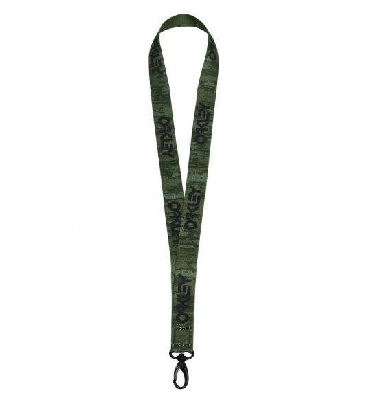 Chaveiro Oakley Wanderlust Lanyard Verde Com Preto