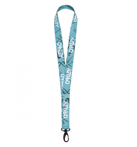 Chaveiro Oakley Wanderlust Lanyard Azul Com Preto