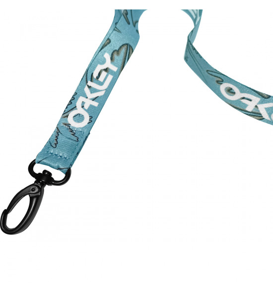 Chaveiro Oakley Wanderlust Lanyard Azul Com Preto - 4