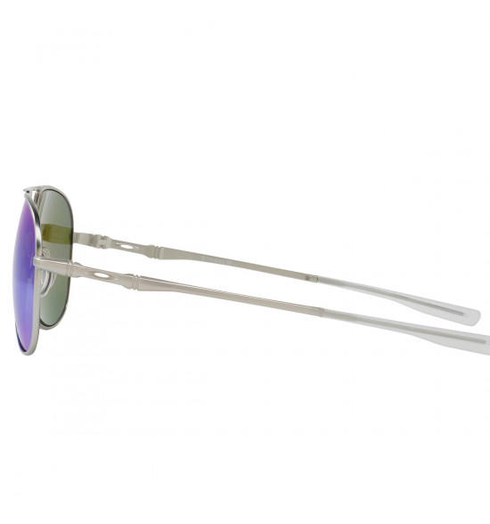 Óculos Oakley Elmont L Satin Chrome/ Lente Saphire Iridium Polarizado - 2