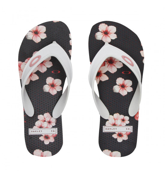 Chinelo Oakley Wave Point Sakura Branco