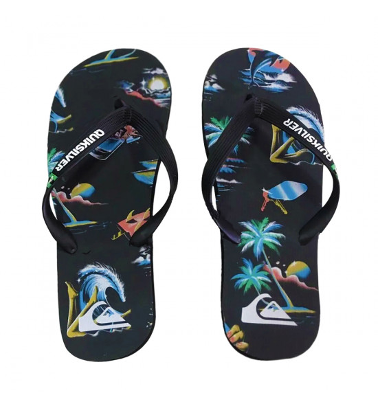 Chinelo Quiksilver Molokai Sun Preto