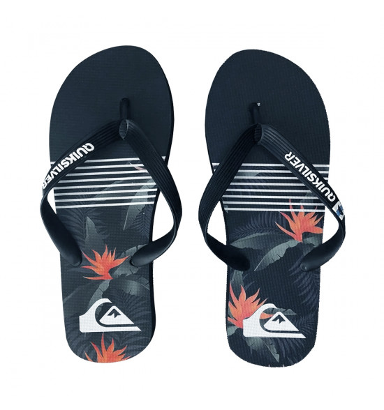 Chinelo Quiksilver Molokai Everyday Block Preto