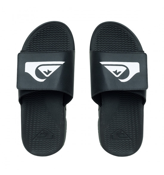 Chinelo Quiksilver Shoreline Adjust Slider Preto