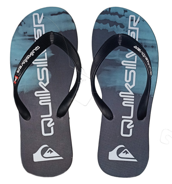 Chinelo Quiksilver Molokai Bloomfade Preto